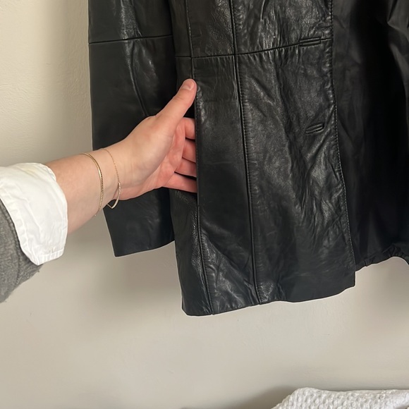 Great vintage leather jacket /blazer - Picture 6 of 6